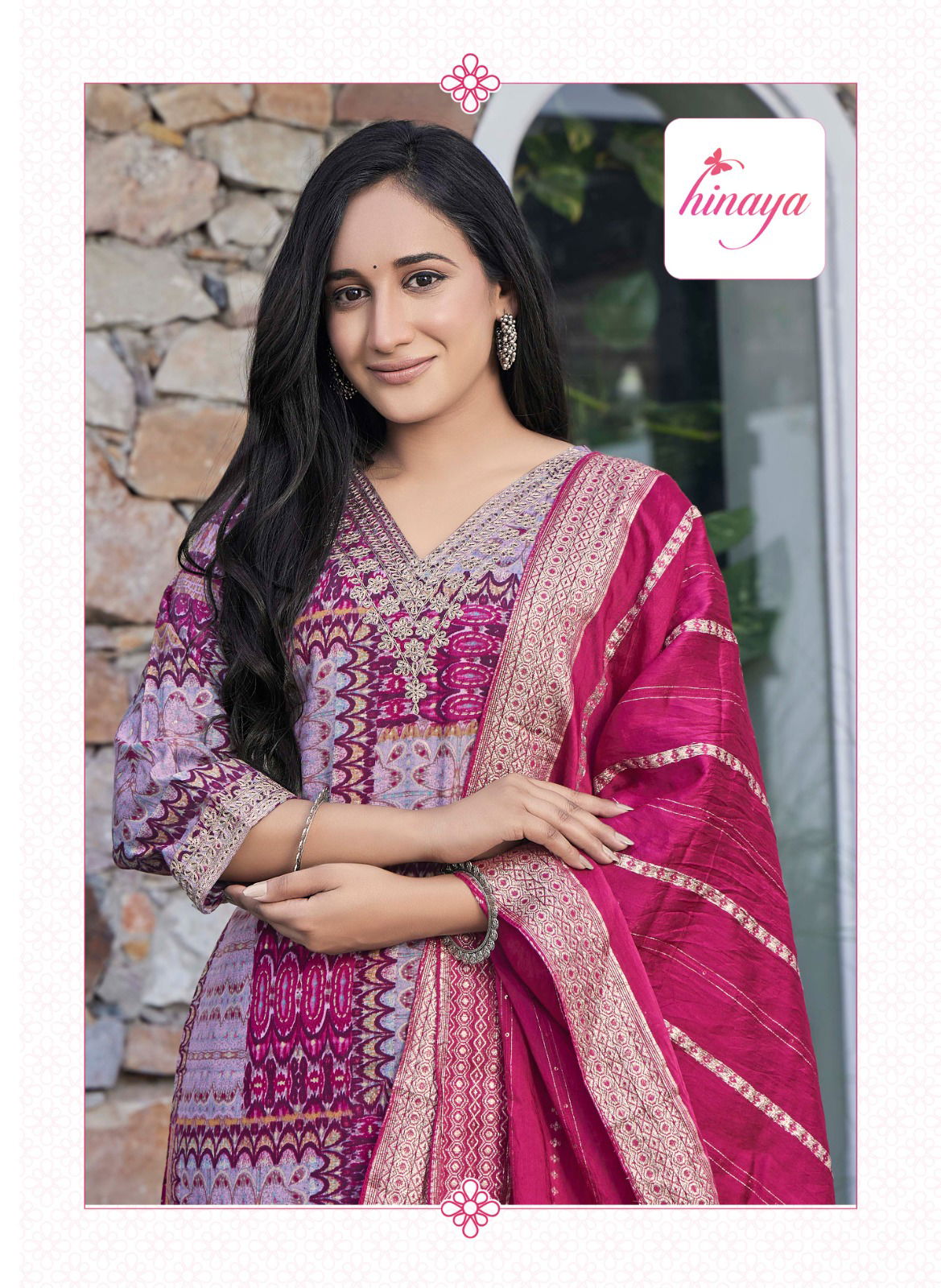 Resham 16 By Hinaya Modal Printed Kurti With Bottom Dupatta Wholesale Price In Surat
